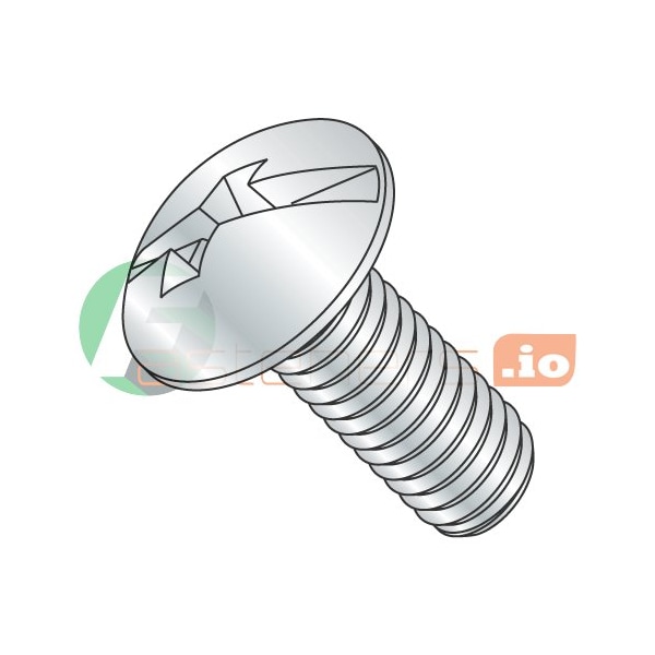 Newport Fasteners #8-32 x 2-1/4 in Combination Phillips/Slotted Truss Machine Screw, Zinc Plated Steel, 2000 PK 314833 - main
